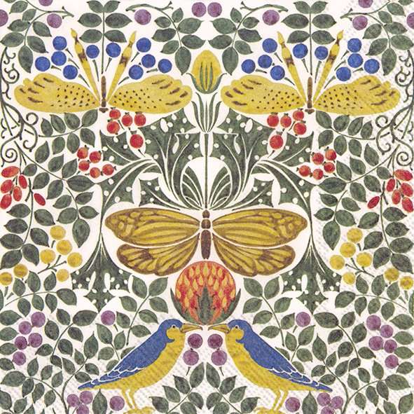 Birds & Butterflies Lunch Napkins, V&A