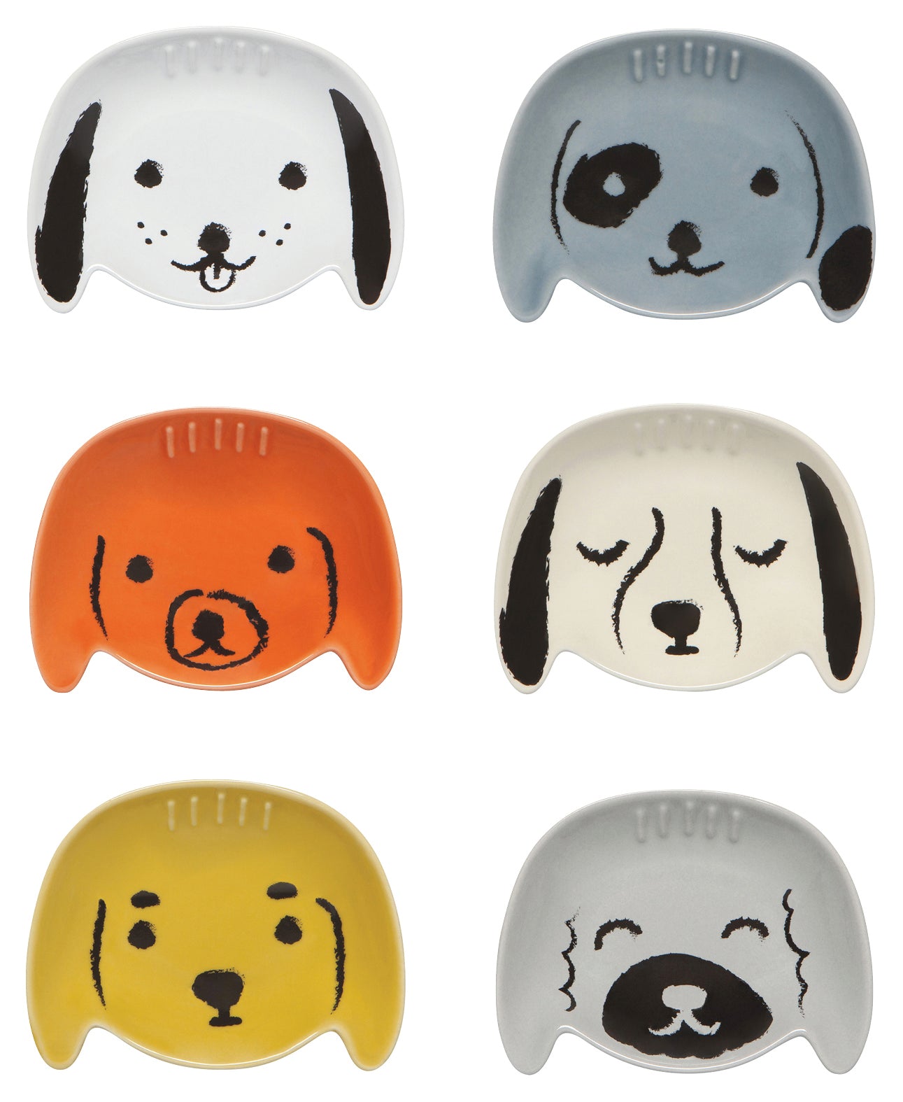 Puppy Love Pinch Bowls, Set of 6