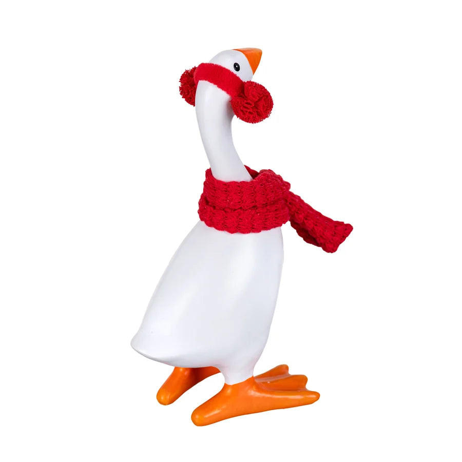 Gordy The Desktop Goose Outfit, Winter Scarf & Earmuffs