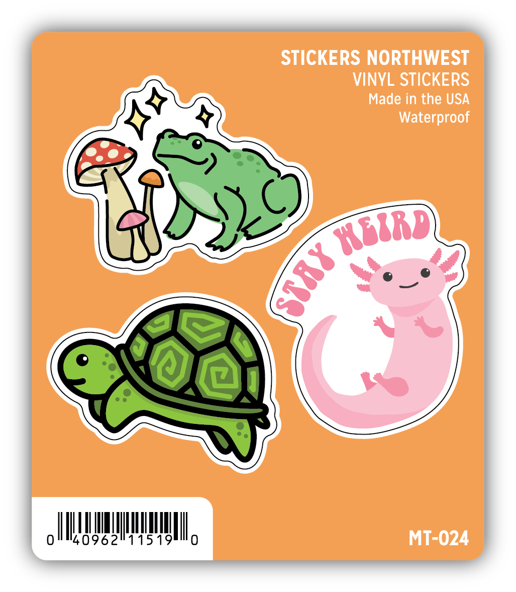 Cute Amphibian Mini Trio