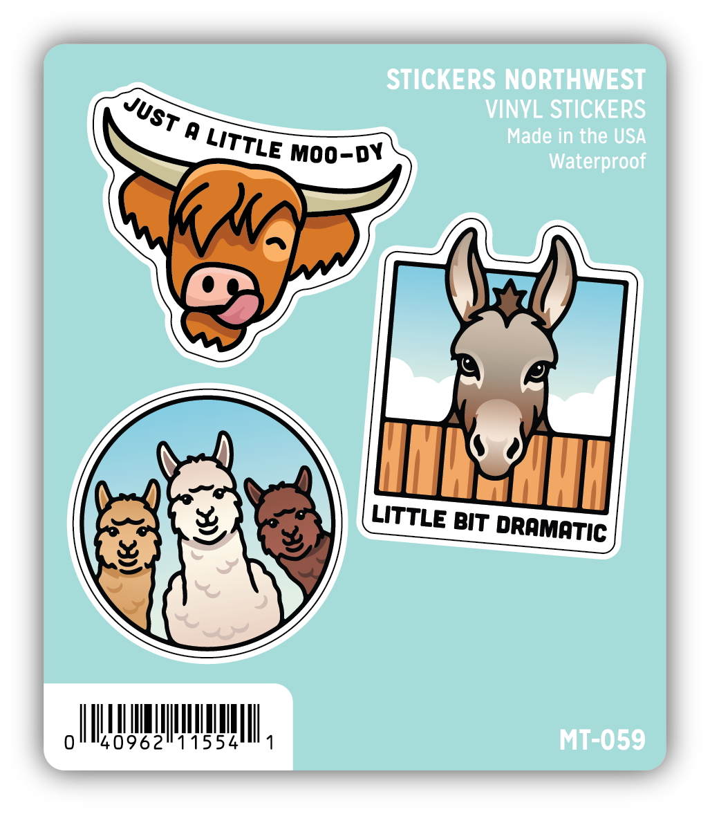 Livestock Animal Mini Trio