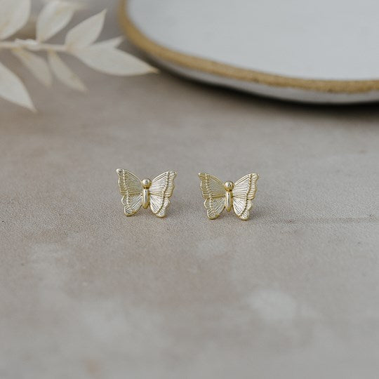 Mariposa Stud In Gold