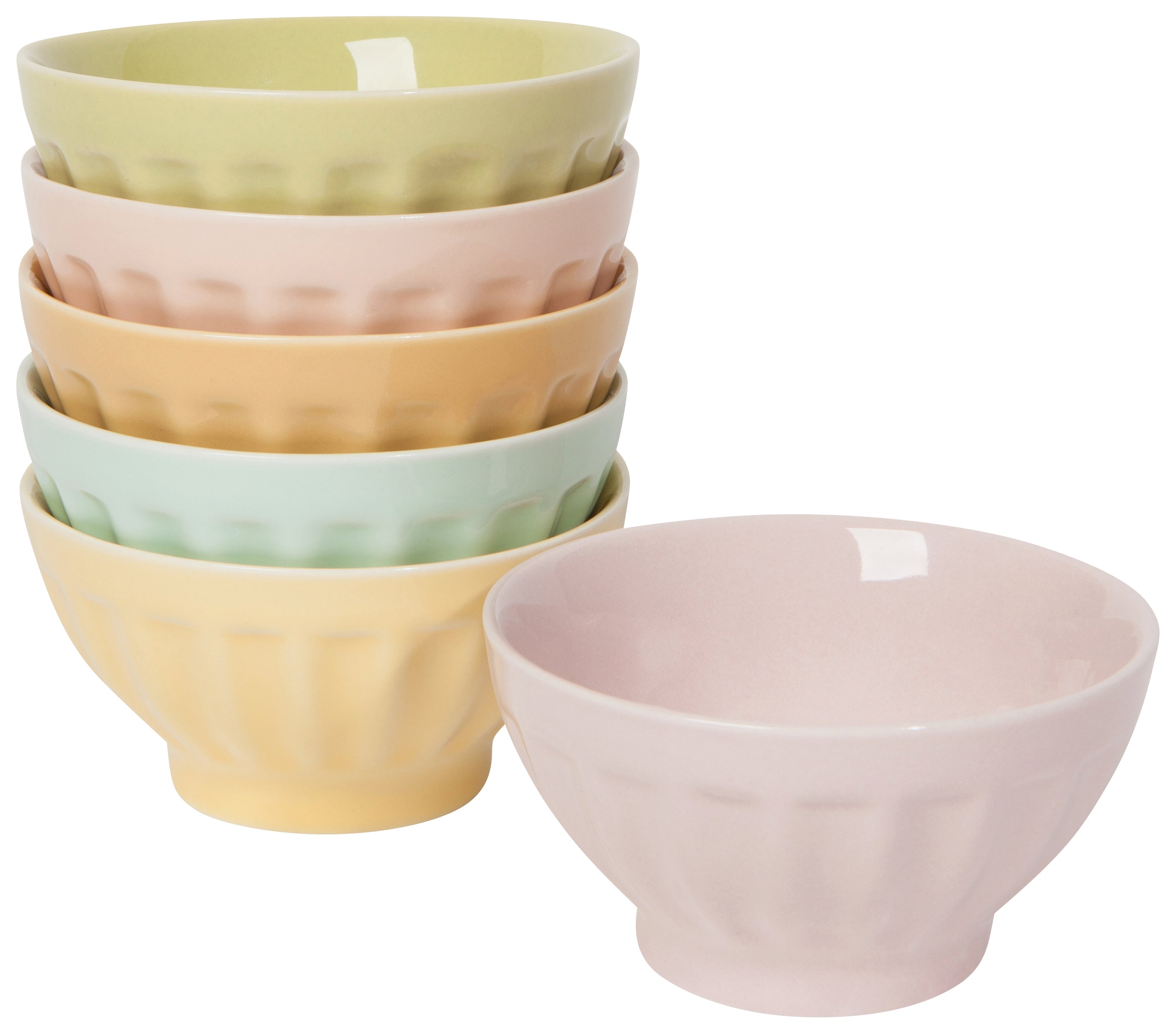 Flora Sundae Bar Pinch Bowls, Set of 6
