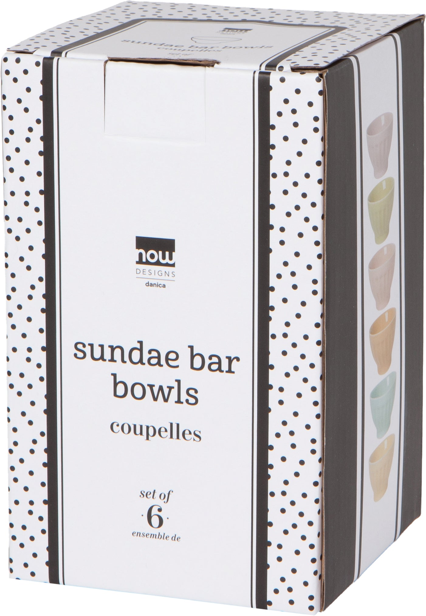 Flora Sundae Bar Pinch Bowls, Set of 6