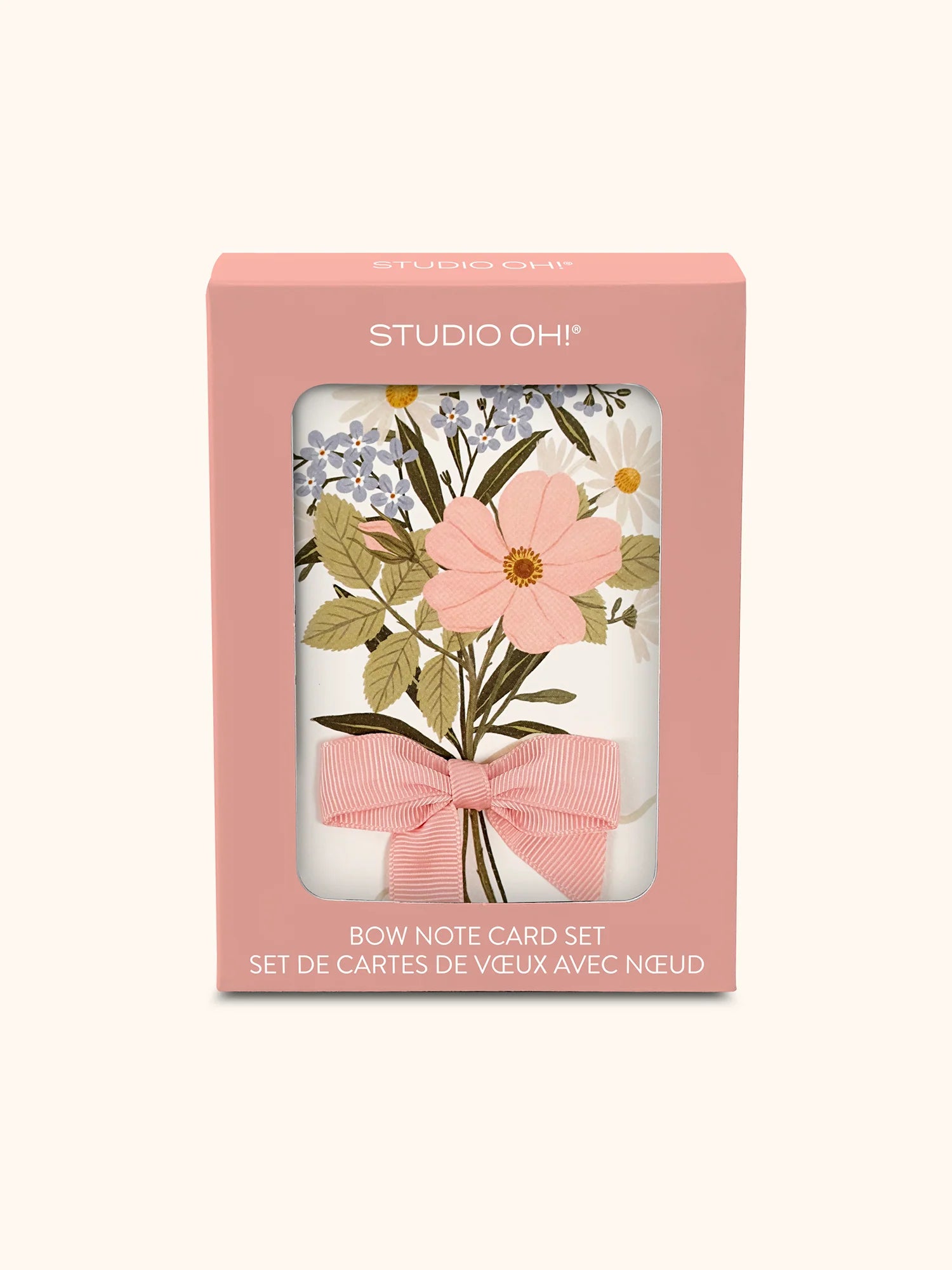 Wildflower Bouquet Bow Note Card Set