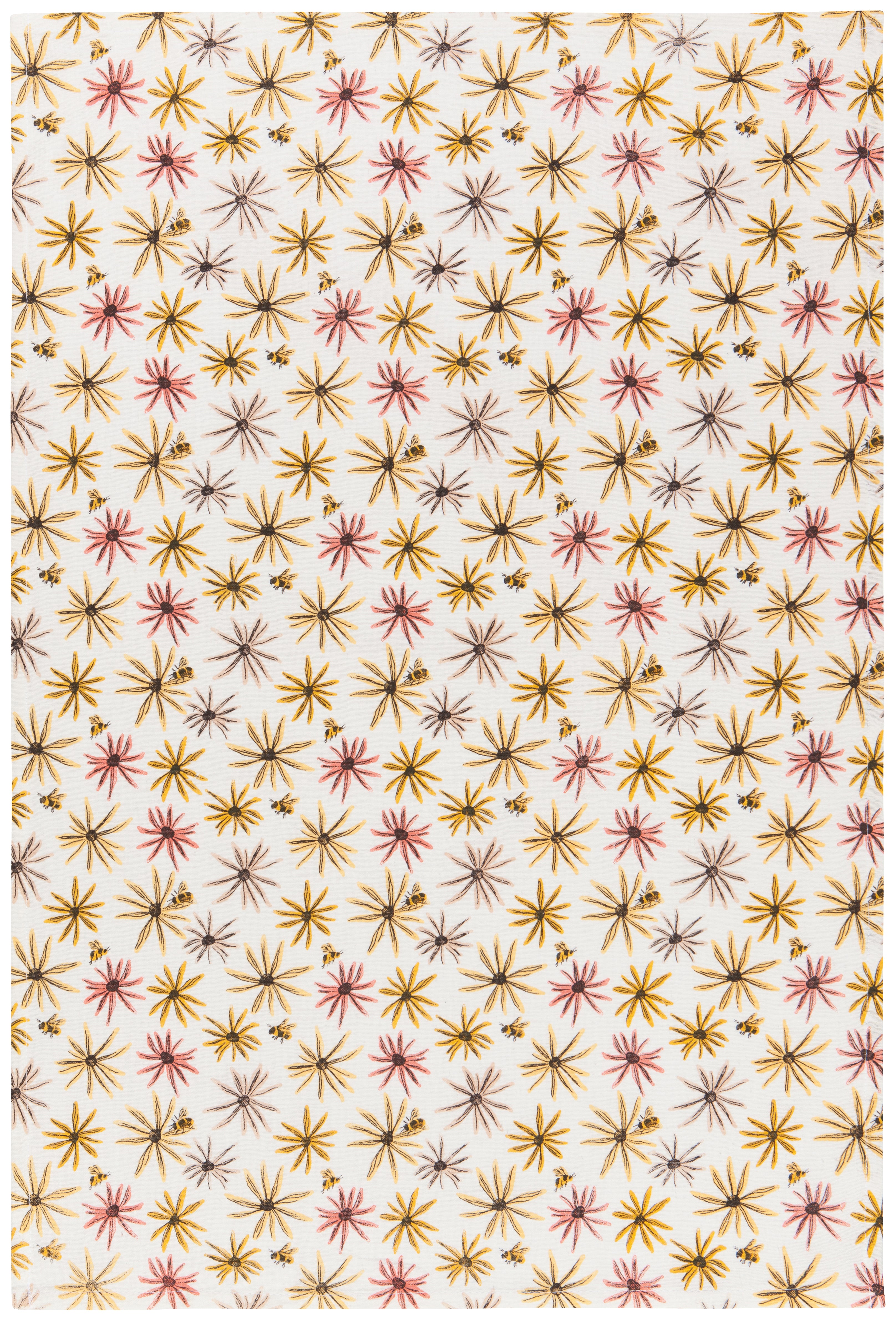 Bees & Blooms Bakers Flour Sack Tea Towels, Set of 3