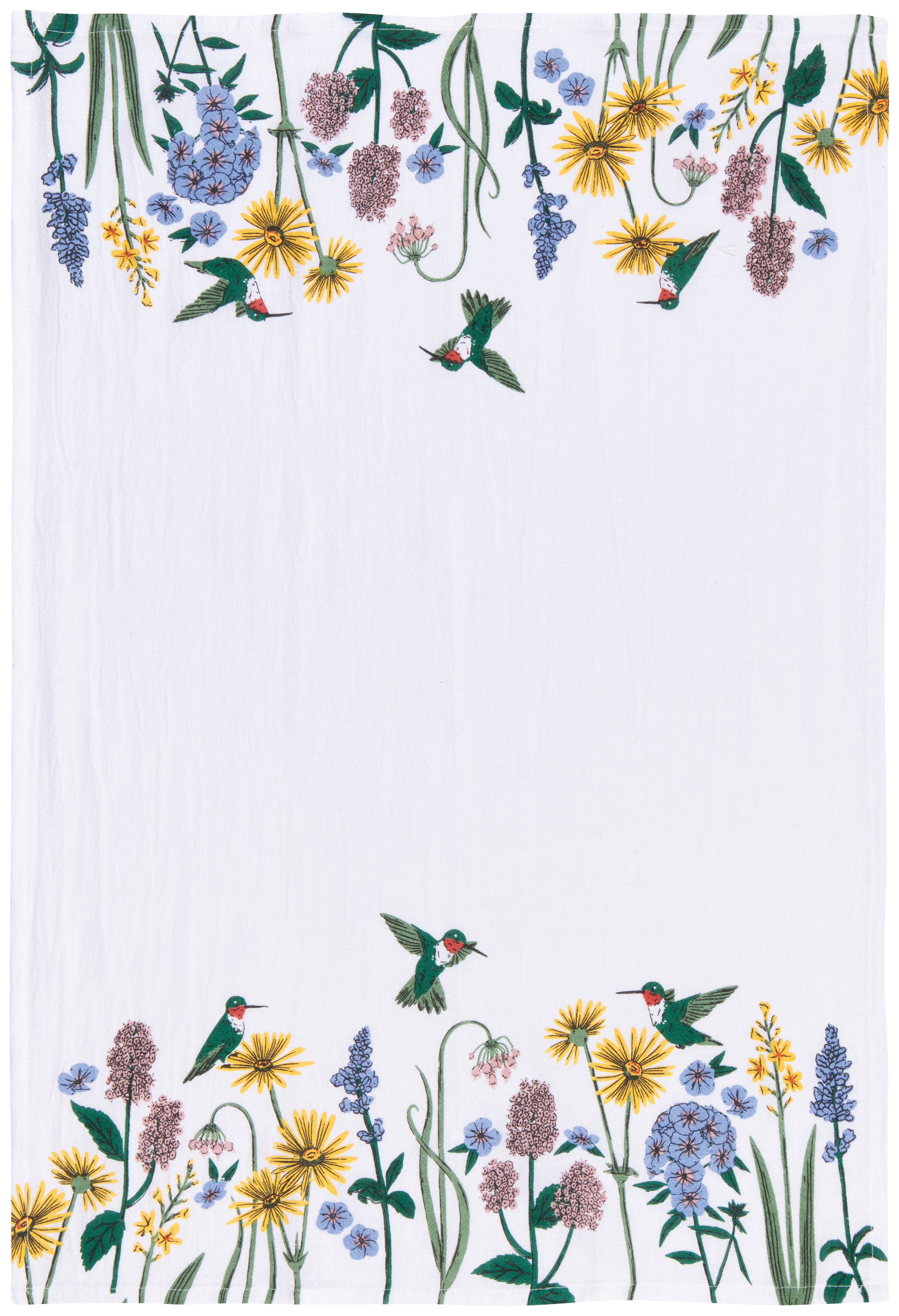 Hummingbird Bakers Flour Sack Tea Towels, Set of 3