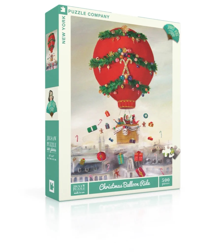 Christmas Balloon Ride, 500 Piece Puzzle