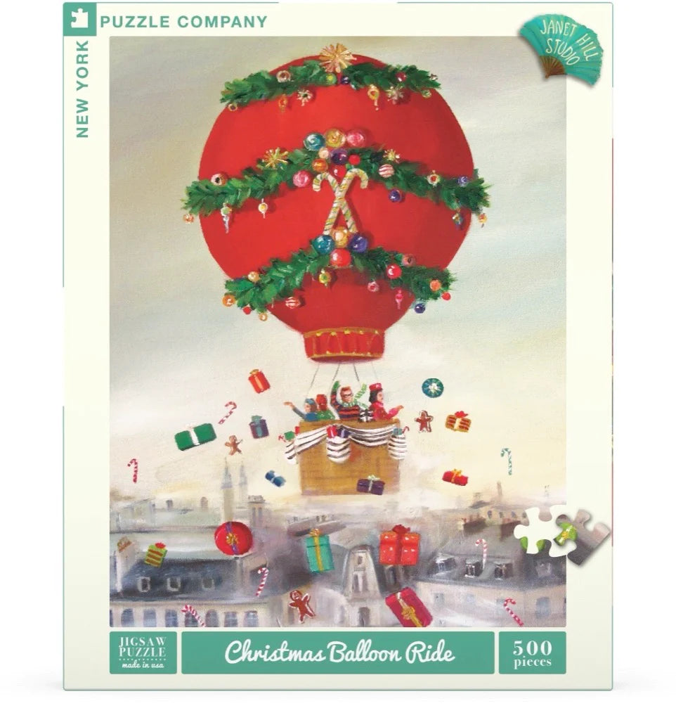 Christmas Balloon Ride, 500 Piece Puzzle