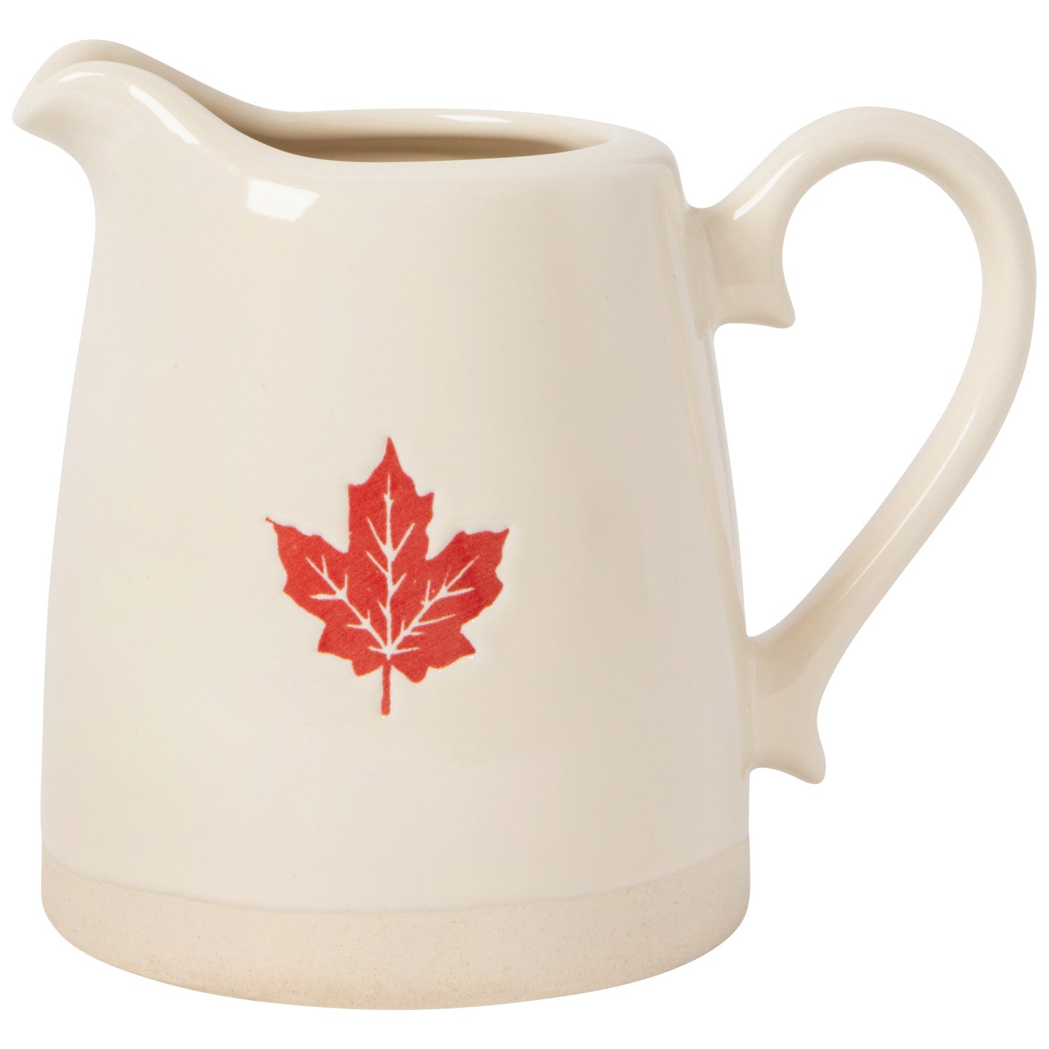 Canadiana Maple Leaf Syrup Pitcher/Creamer