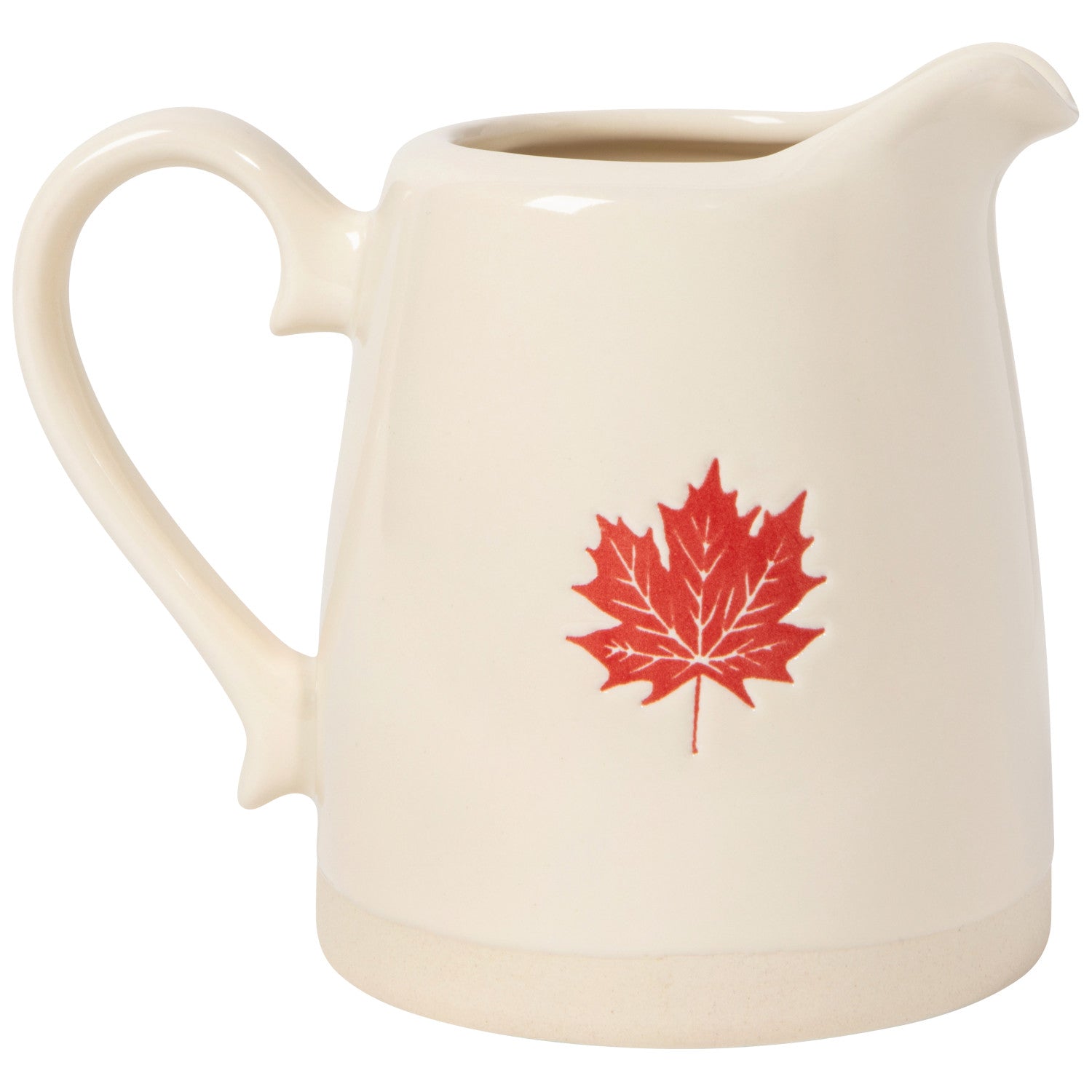 Canadiana Maple Leaf Syrup Pitcher/Creamer