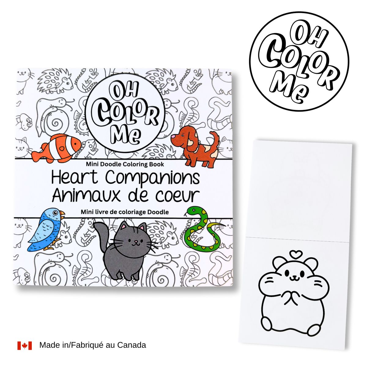 Heart Companion Mini Coloring Book 🇨🇦