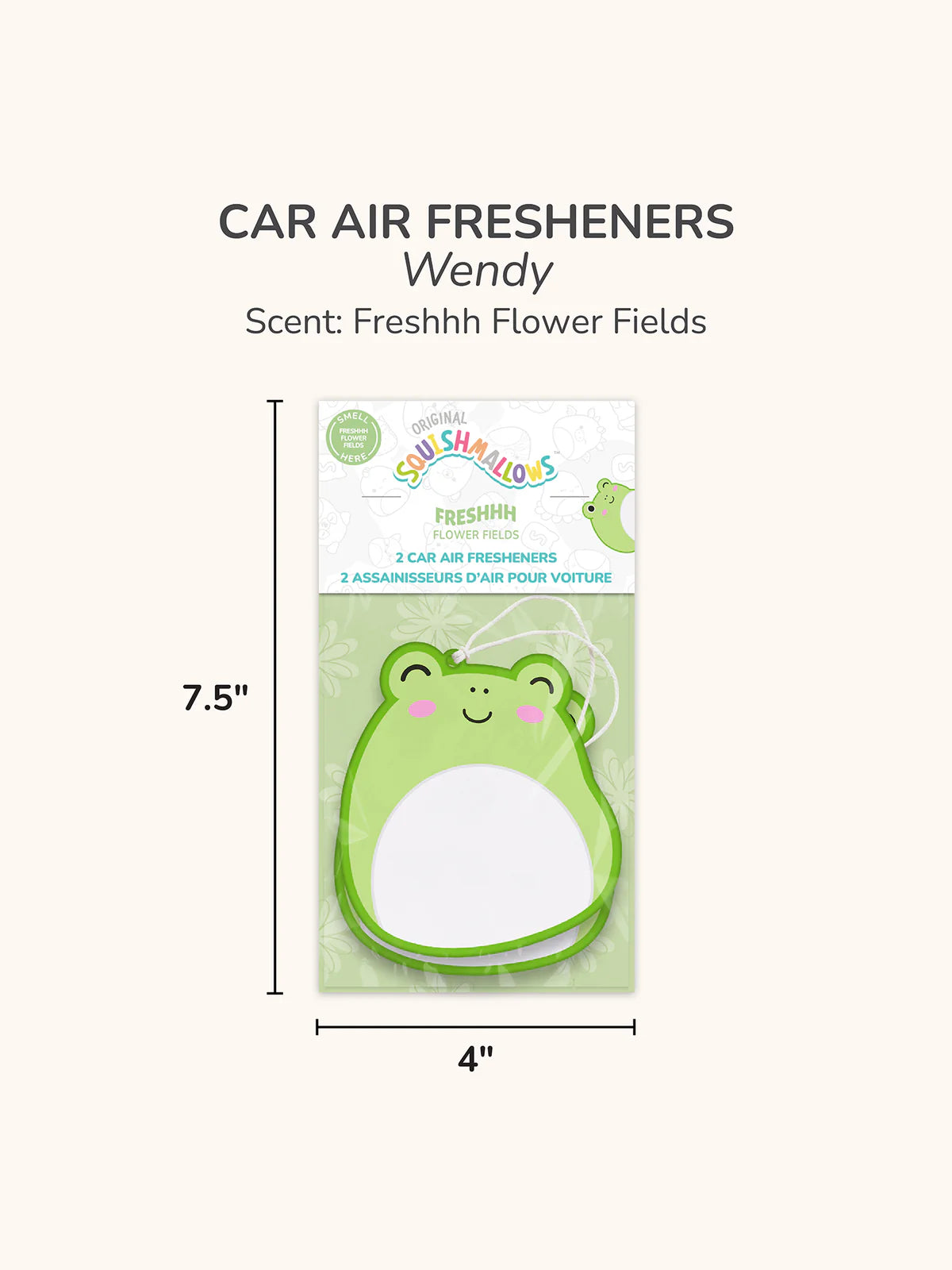 Wendy Car Air Fresheners, Set of 2