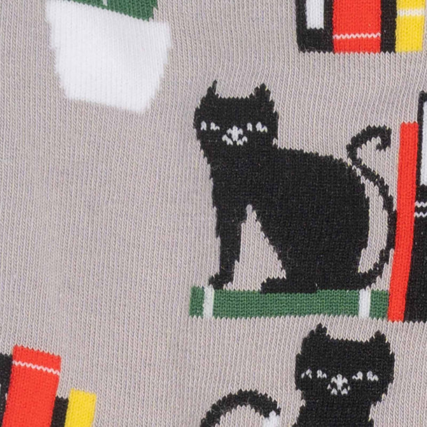 Booked For Meow, Crew Socks