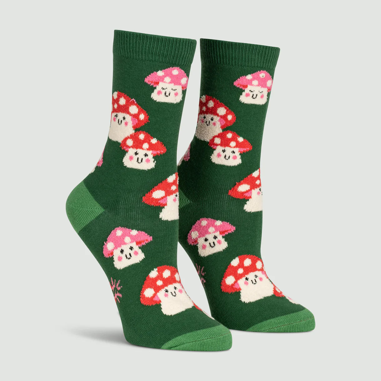Mellow Mushrooms, Fuzzy Crew Socks