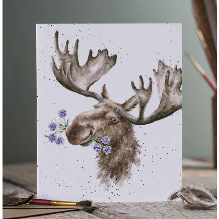 Mountain Ranger Moose Card