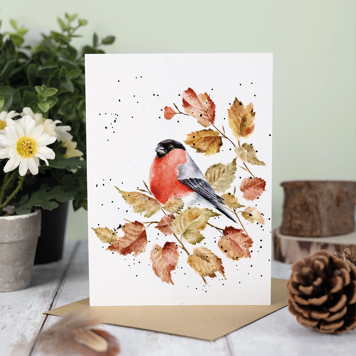 Bold & Beautiful Bullfinch Card