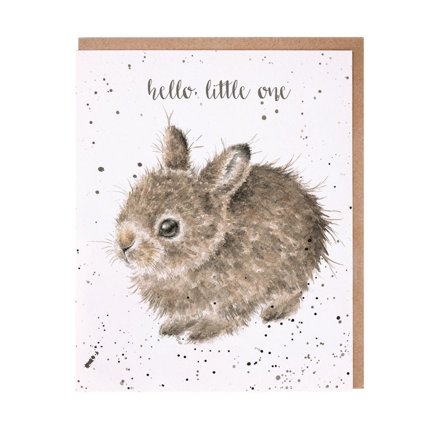 Little Leveret Hare New Baby Card