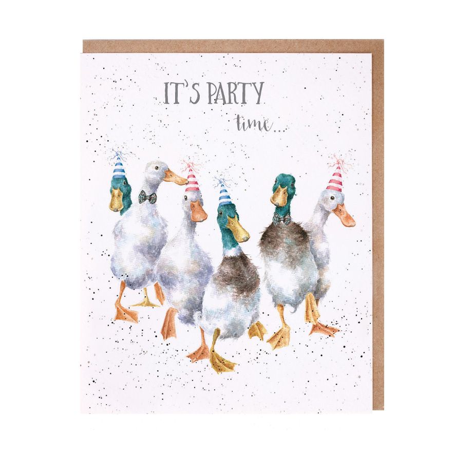 Party Time Duck Birthday Card