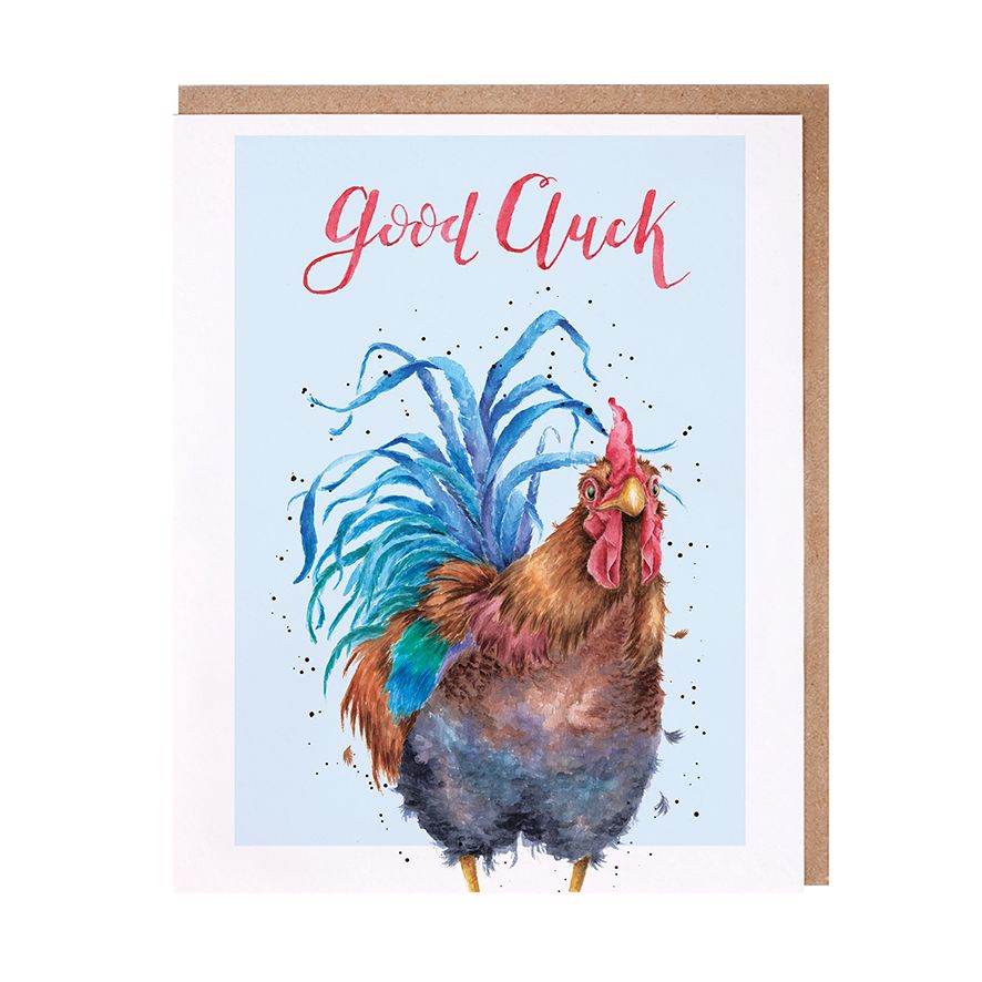 Good Cluck Cockerel Card