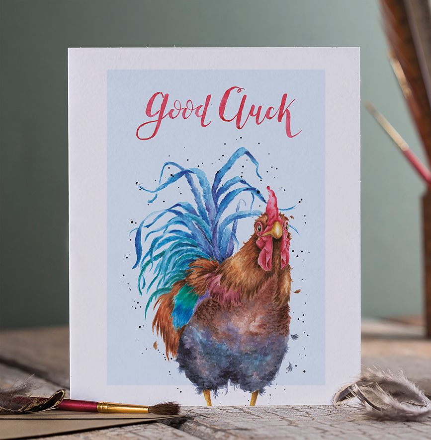 Good Cluck Cockerel Card