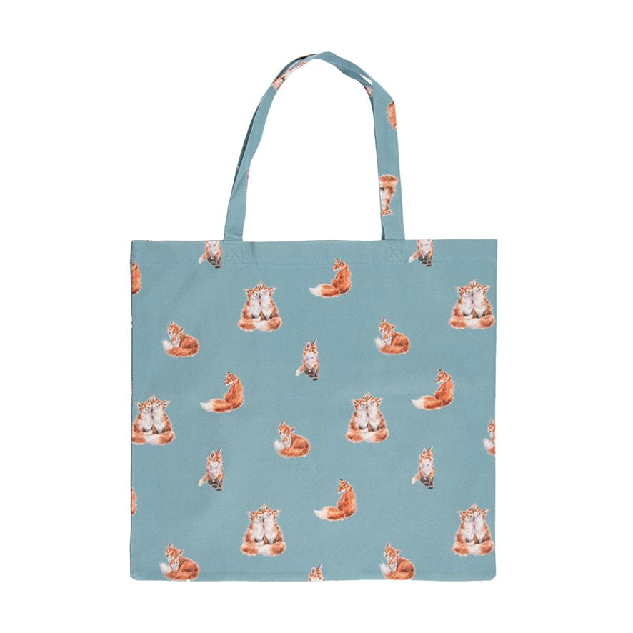Bright & Bushy Tailed Fox Foldable Shopping Bag