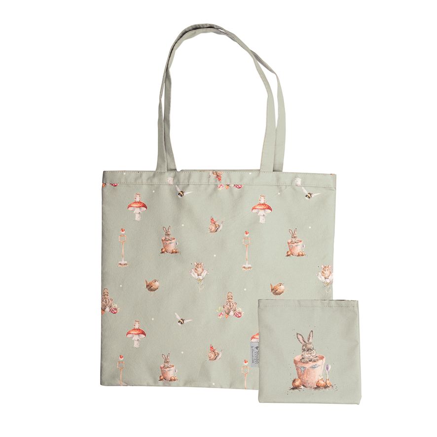 Garden Friends Rabbit Foldable Shopping Bag