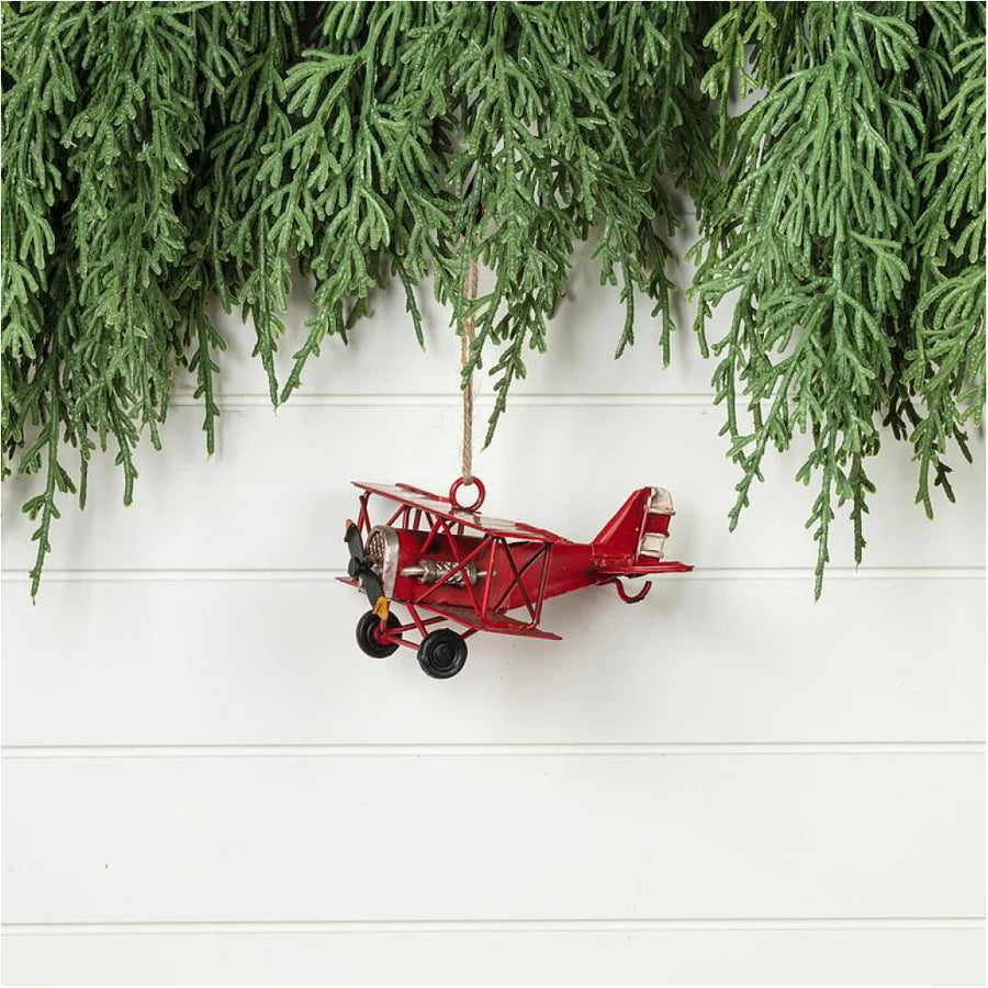 Biplane Ornament