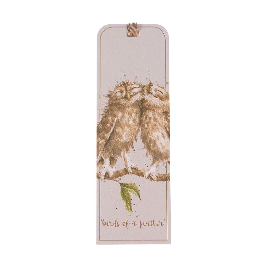 Birds Of A Feather Owl Bookmark