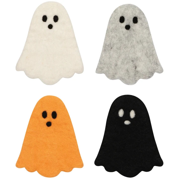 Kindred Spirits Felt Coasters, Set of 4