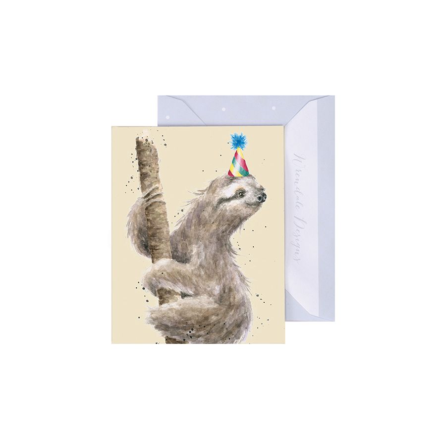 Party Animal Sloth Enclosure Card