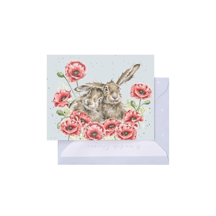 Love Is In The Hare Enclosure Card