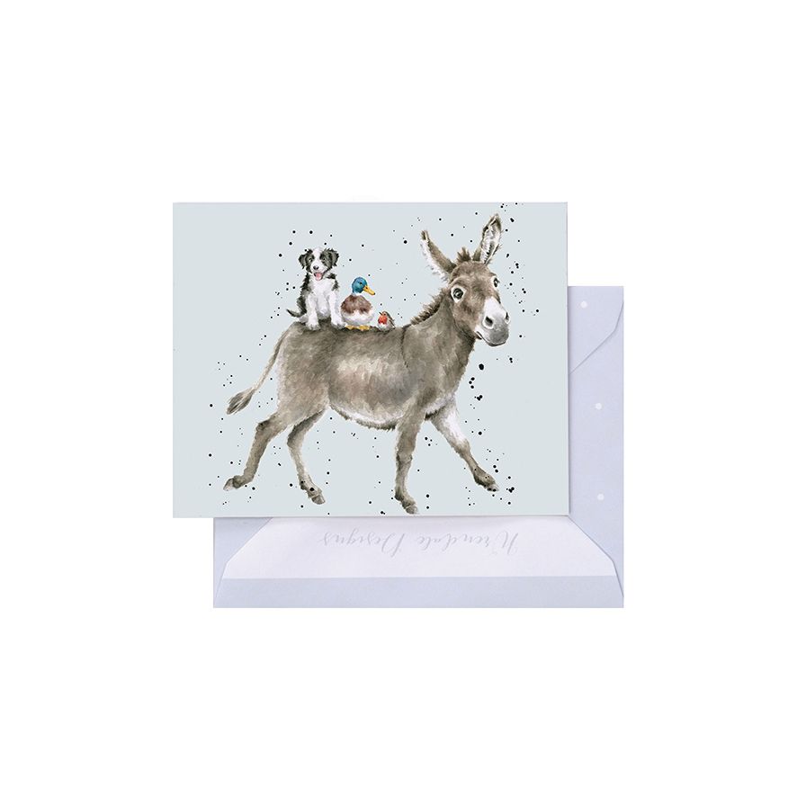 The Donkey Ride Enclosure Card