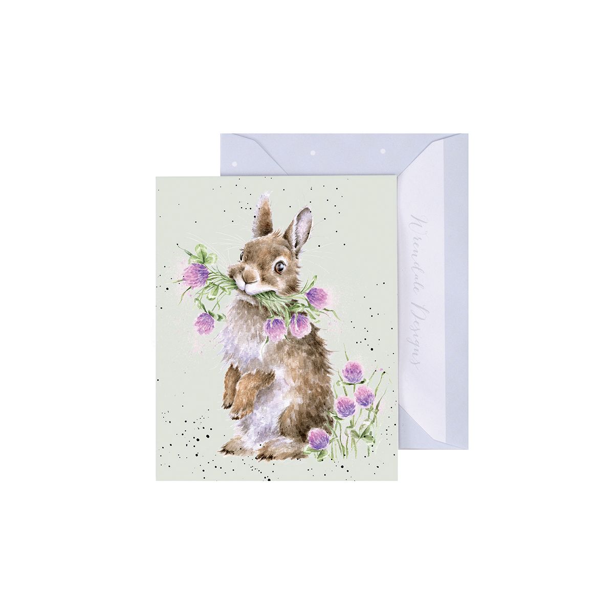 Head Clover Heels Rabbit Enclosure Card