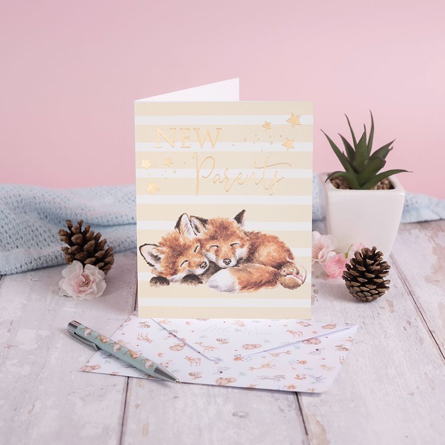 Furever Family Fox Card