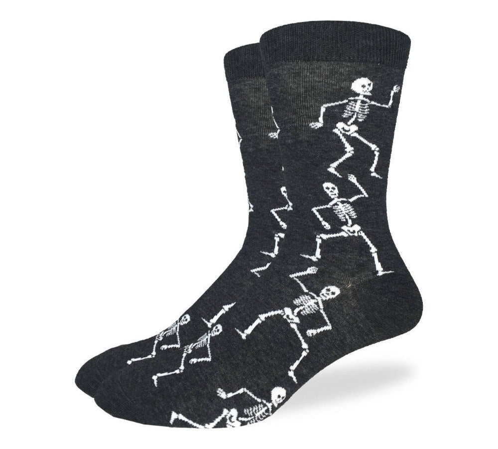 Dancing Halloween Skeleton, Crew Socks