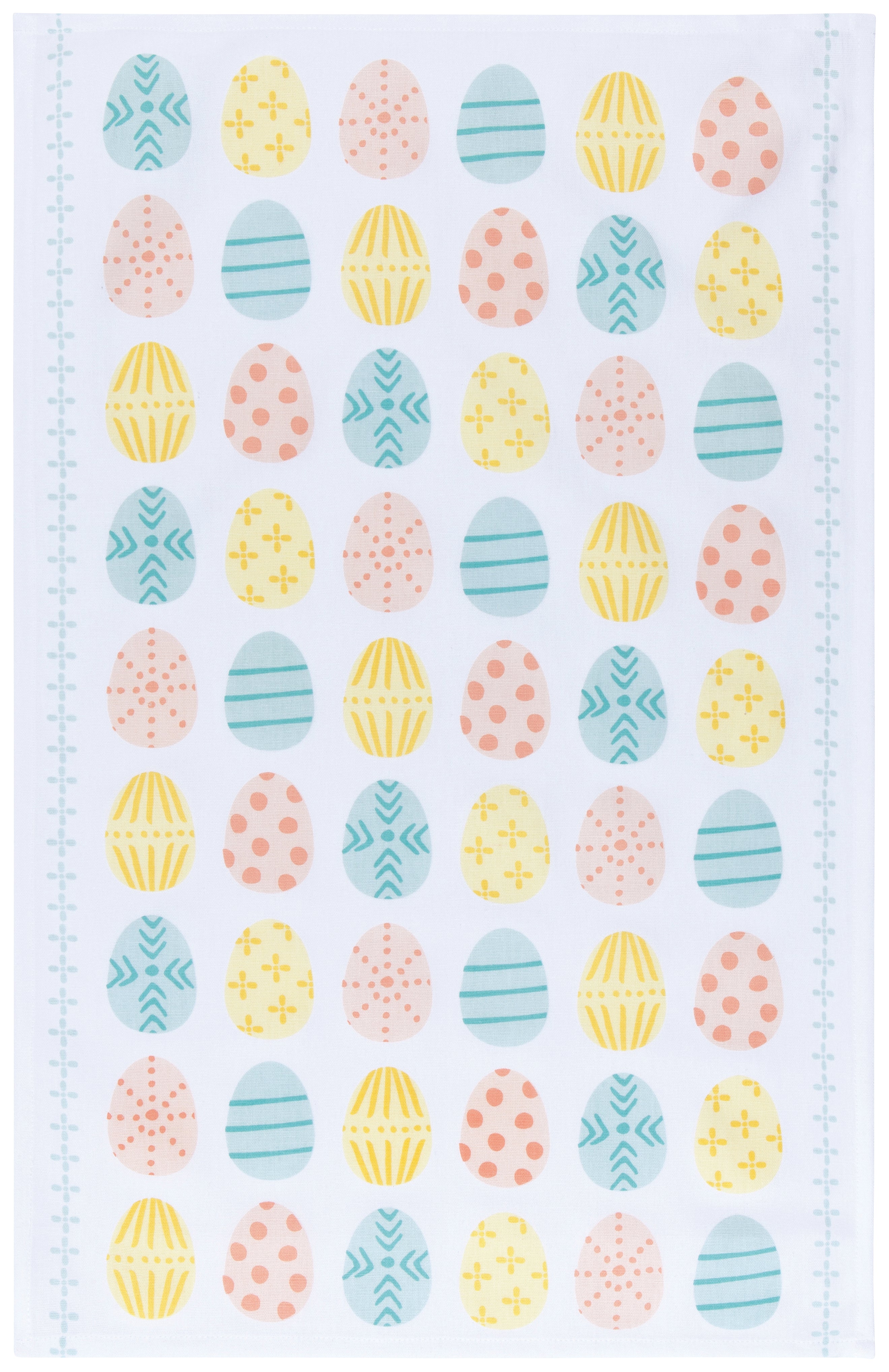 Easter Eggs Tea Towels, Set of 2