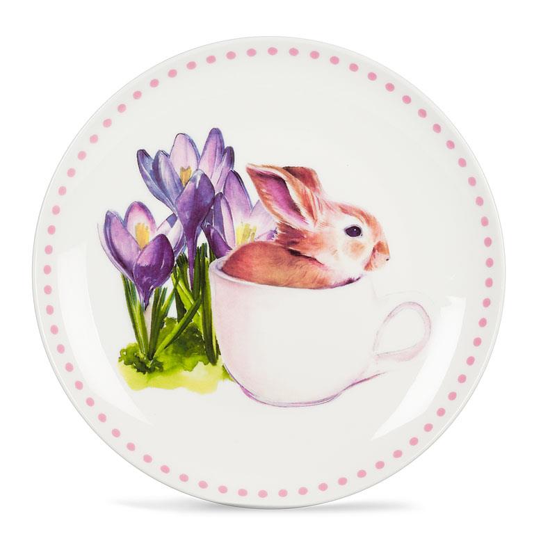 Bunny & Crocus Small Plate