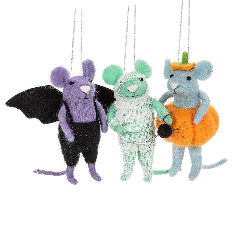 Mice in Halloween Costumes