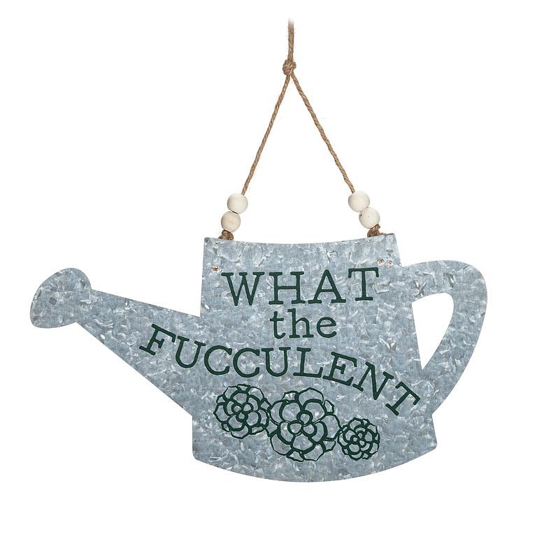 Watering Can Slogan Sign