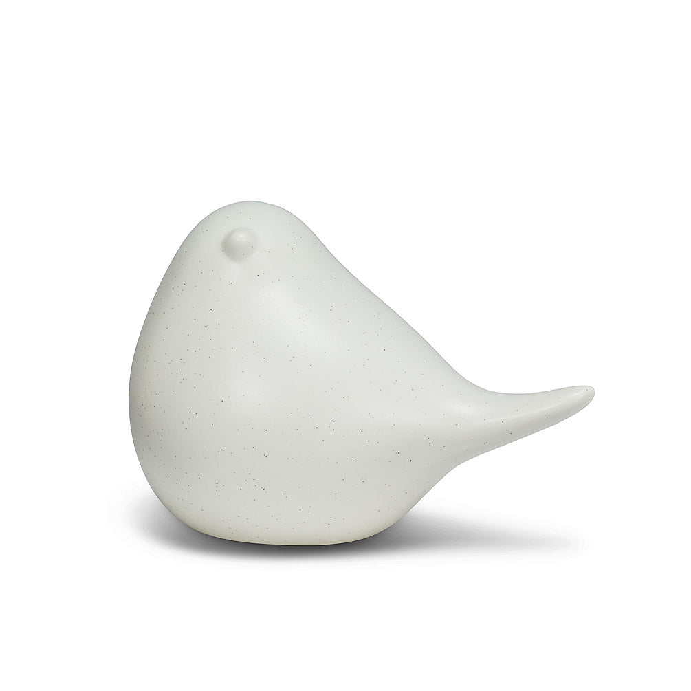 Medium Head Up Simple Bird in Ivory