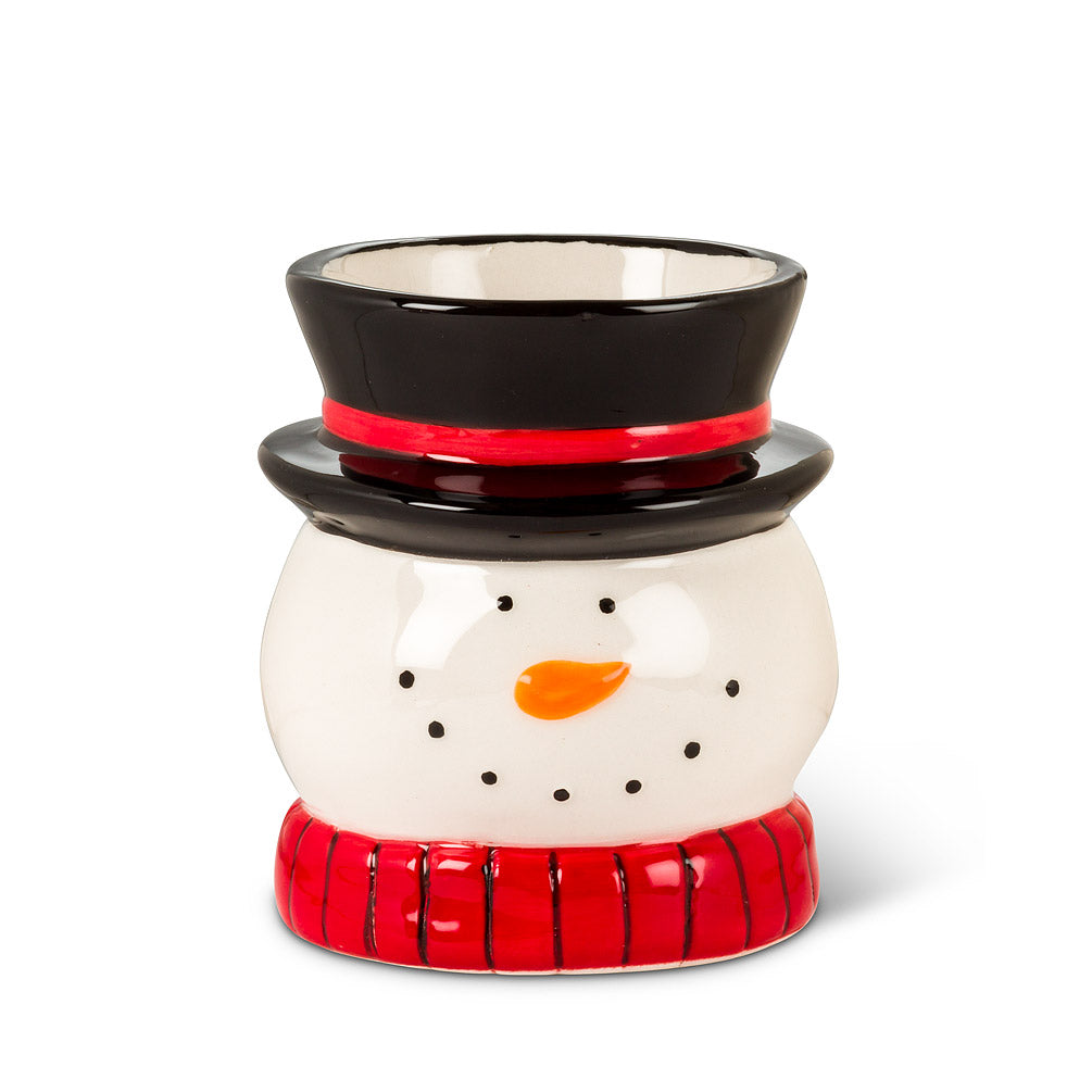 Small Snowman Head Planter