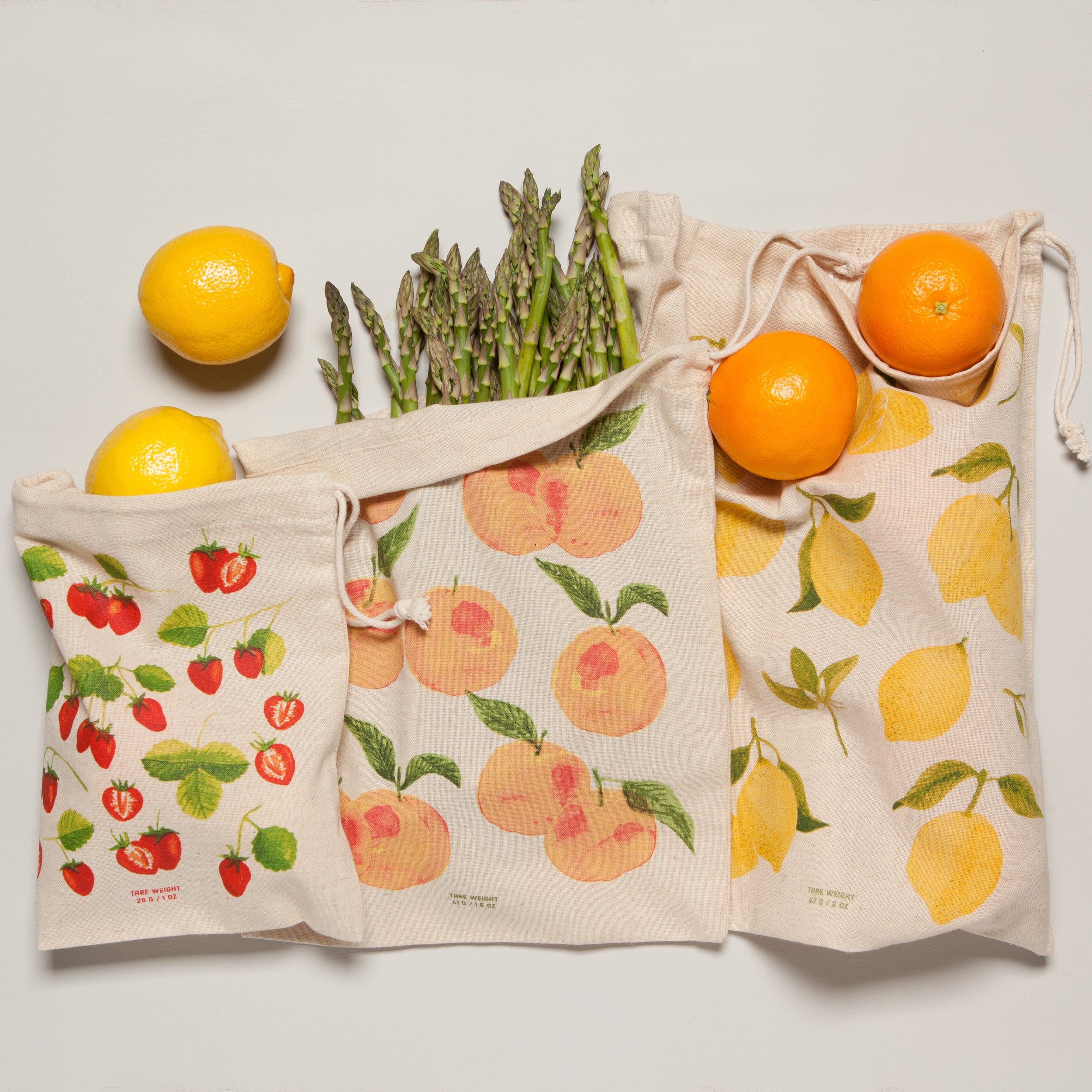 Fruit Salad Reusable Produce Bag, Set of 3