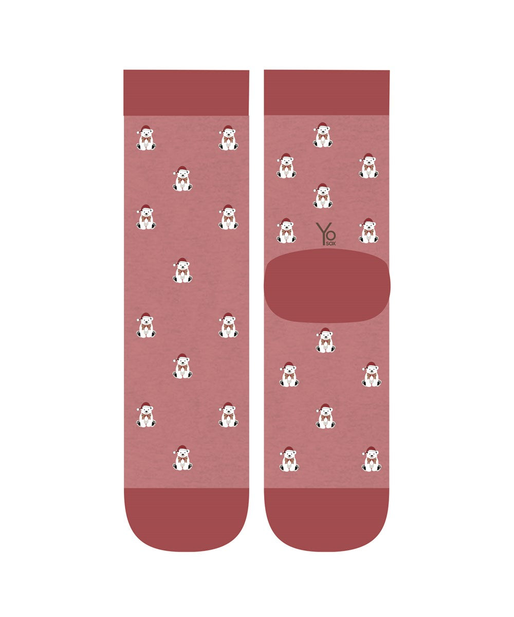 Snow Bear, Holiday Crew Socks