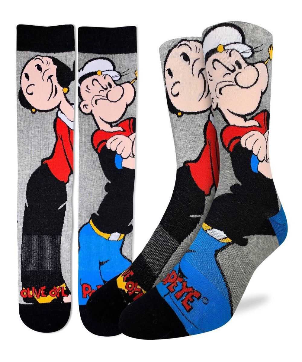 Popeye and Olive, Active Fit Socks