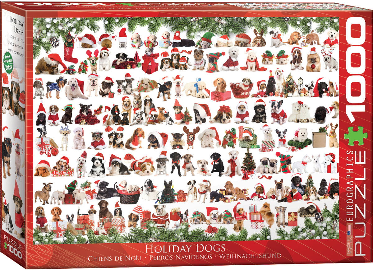 Holiday Dogs, 1000 Piece Puzzle