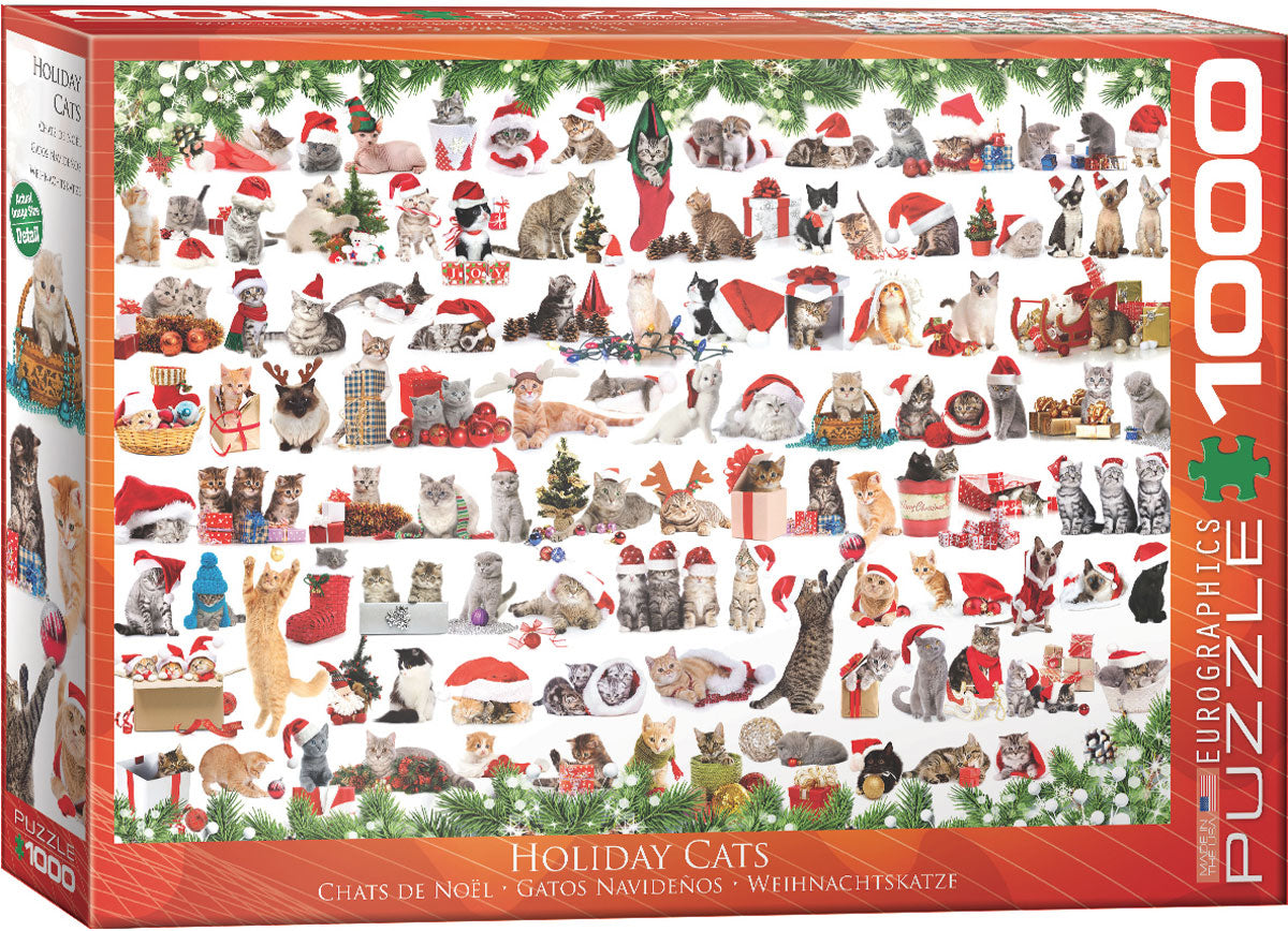 Holiday Cats, 1000 Piece Puzzle