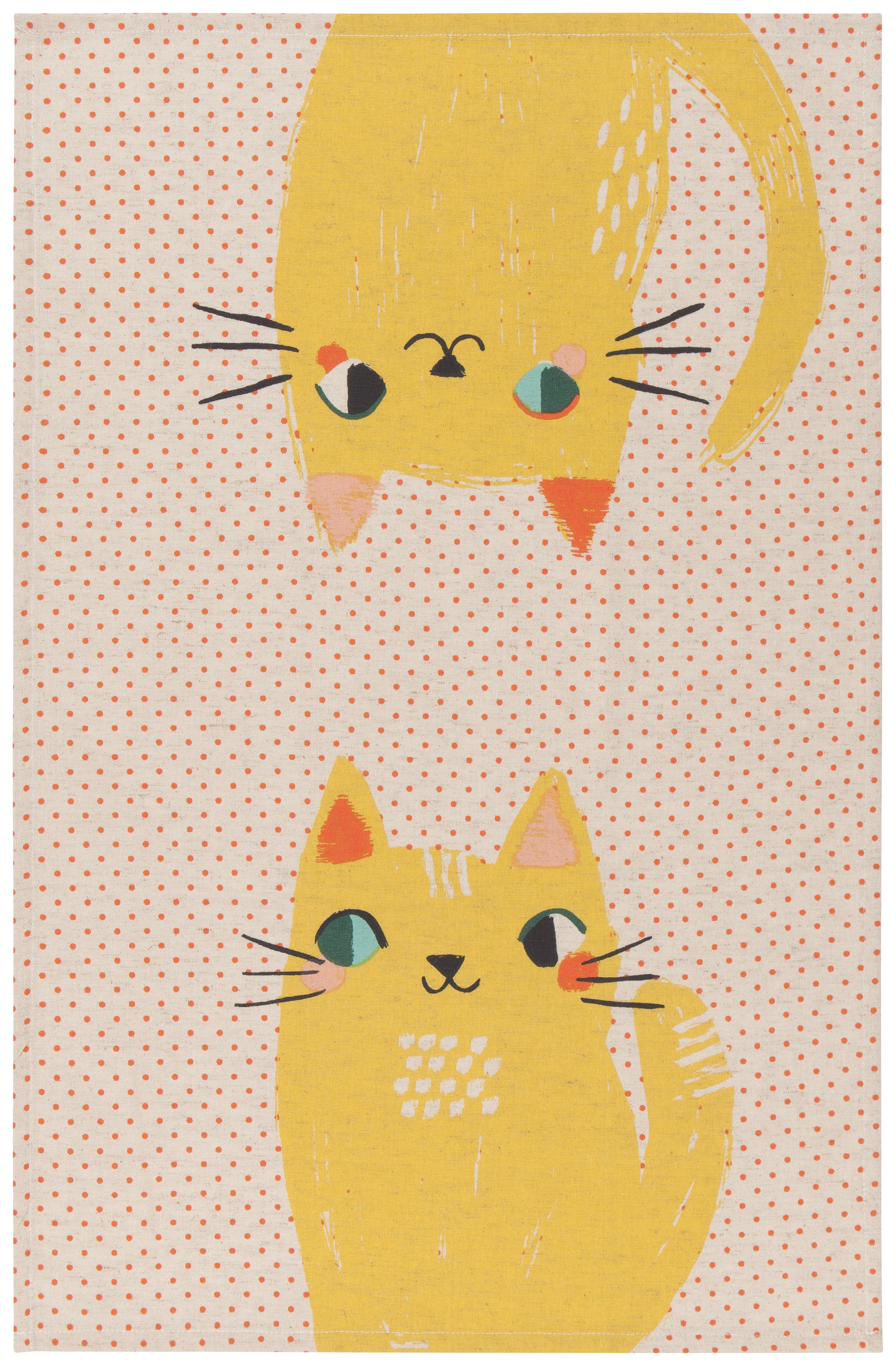 Meow Meow Dishtowels, Set of 2
