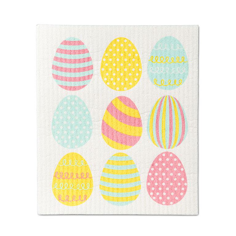 Easter Egg & Bunny Dishcloths, Set of 2
