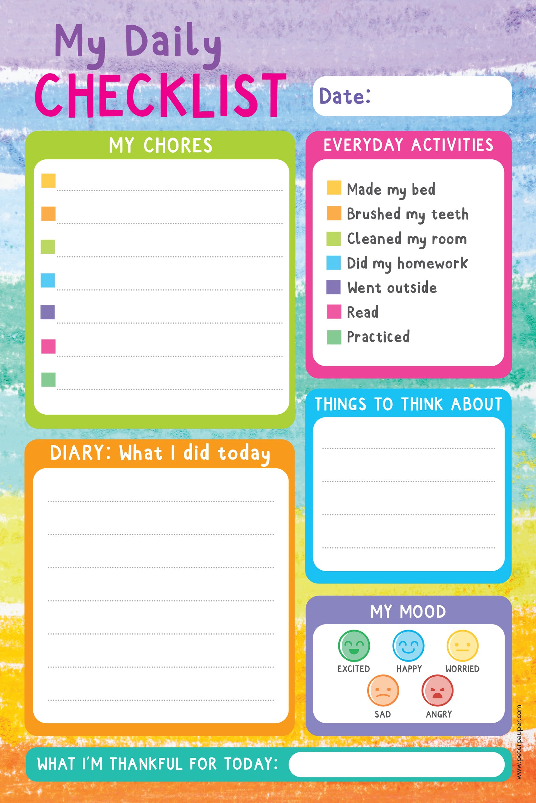 Kids' Daily Checklist